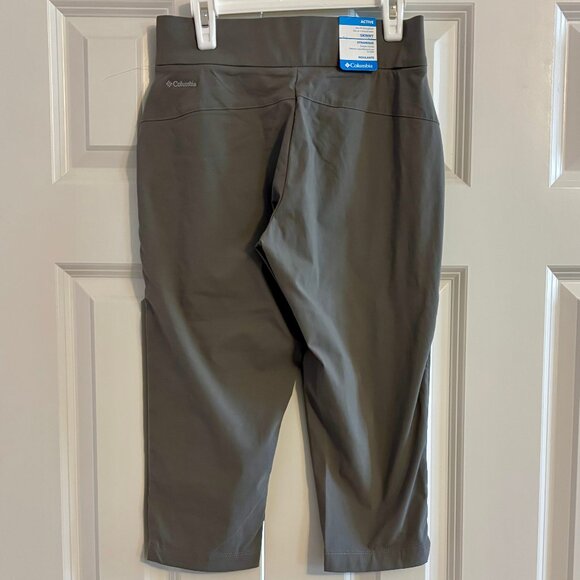 NWT Columbia Active Skinny Slim Fit Capri Crop Gray Pants Women XS - Picture 3 of 9